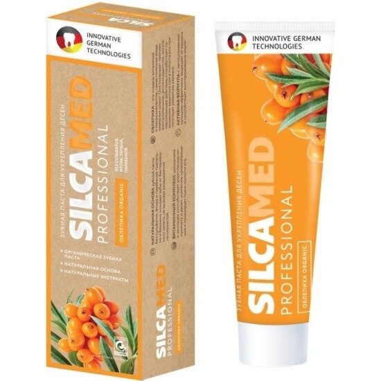 Паста зубная Silca med professional organic облепиха 100 г