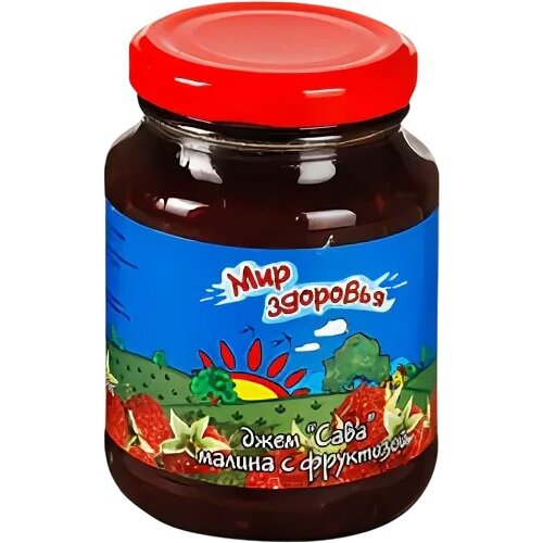 Джем Мир здоровья малина 300 г