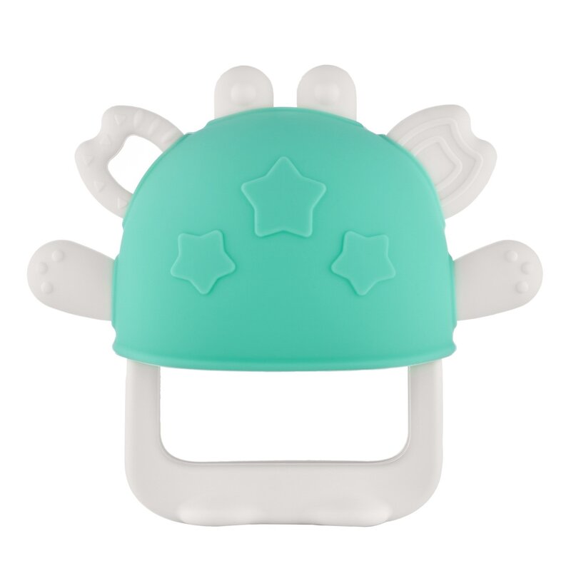 Прорезыватель Рокси Кидс (Roxy-Kids) Крабик силиконовый арт. RST-002-B бирюзовый