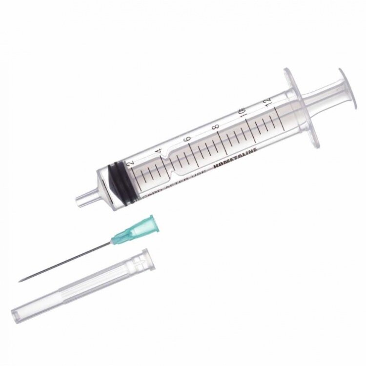 Шприц КОМЕТАLINE трехкомпонентный 10 мл с иглой 0,8х38 мм 1 шт.