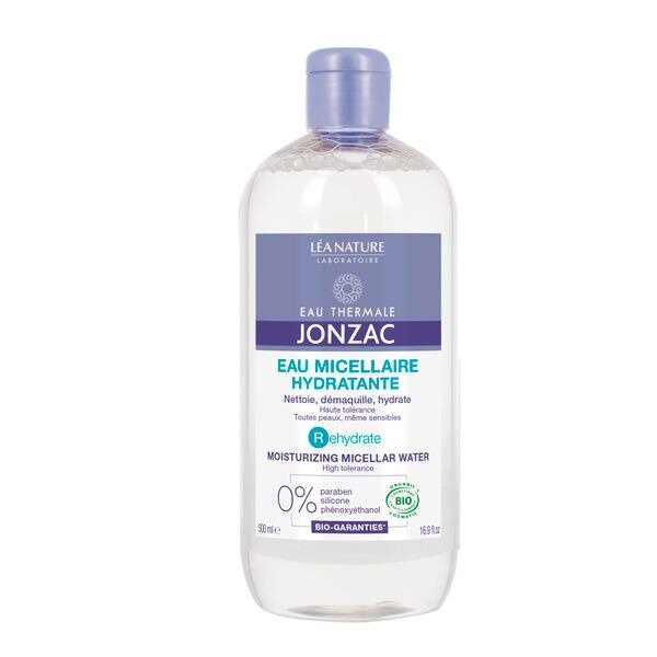 Вода мицеллярная увлажняющая Jonzac Rehydrate для чувствительной и реактивной кожи лица 500 мл