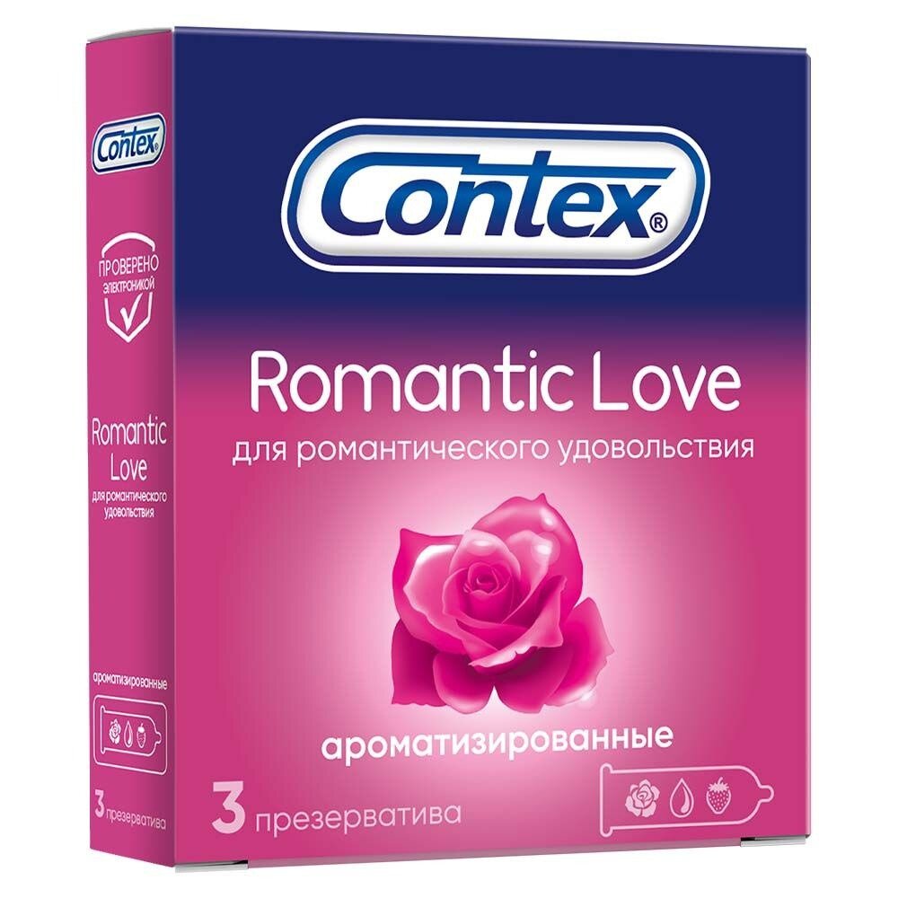 Презервативы Контекс (Contex) Romantic Love 3 шт.
