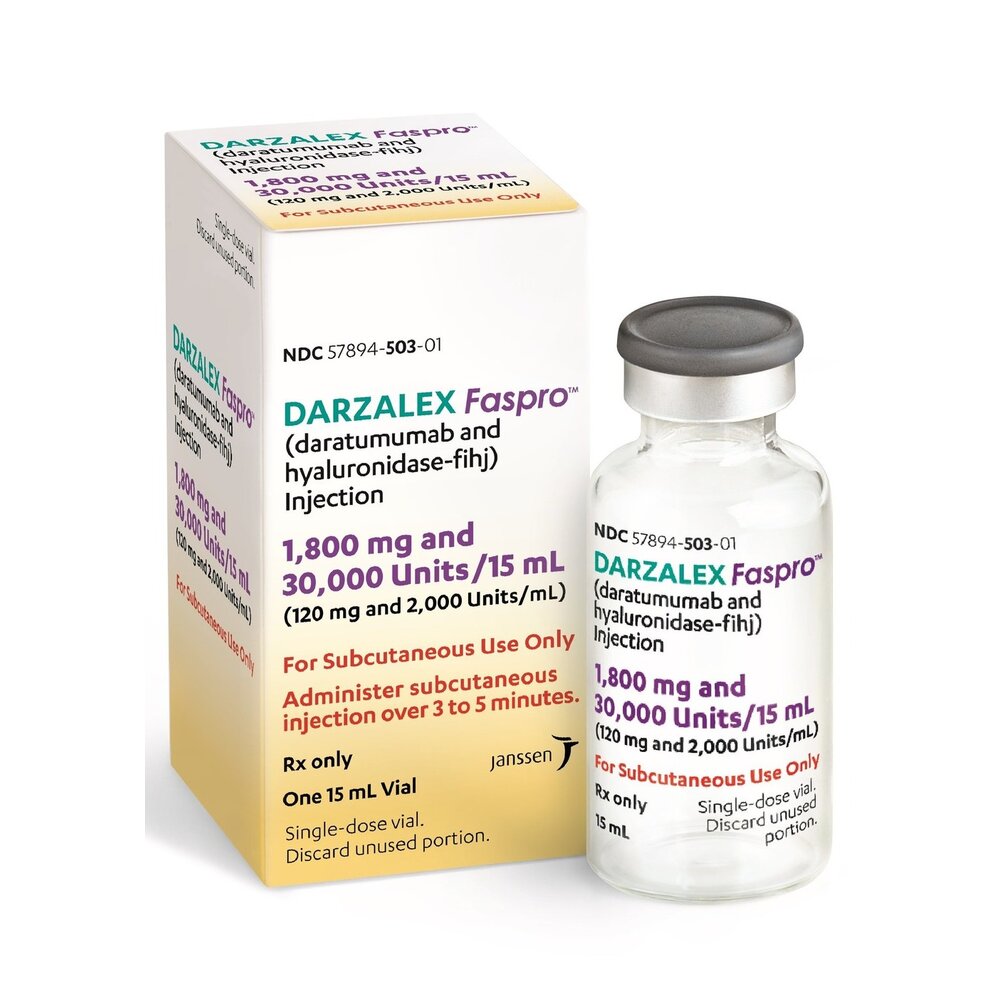 Дарзалекс раствор для подкожного введения 120 мг/мл 15 мл