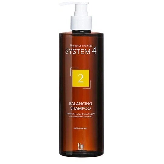 Терапевтический шампунь №2 для сухой кожи головы и поврежденных волос 500 мл System 4 (Система 4)