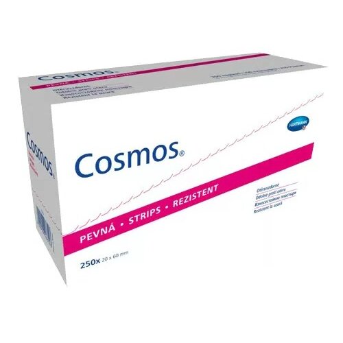 Пластырь Cosmos classic strips 6 х 2 см пластинки 250 шт.