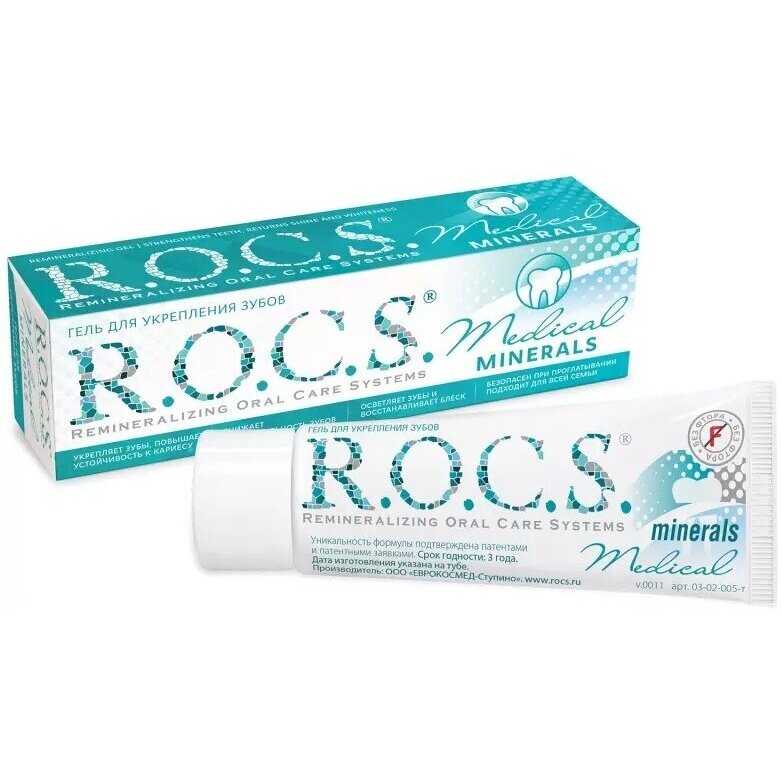 Гель Рокс (R.O.C.S.) Medical Minerals реминерализующий 45 г