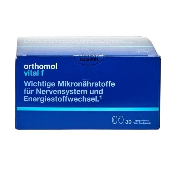 Ортомоль (Orthomol) Витал Ф таблетки 120 шт. + капсулы 120 шт. (курс 30 дней)
