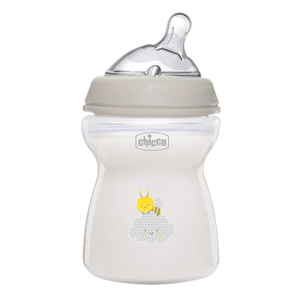Бутылочка для кормления Chicco Ироник пластиковая с силиконовой соской регул.поток 250 мл