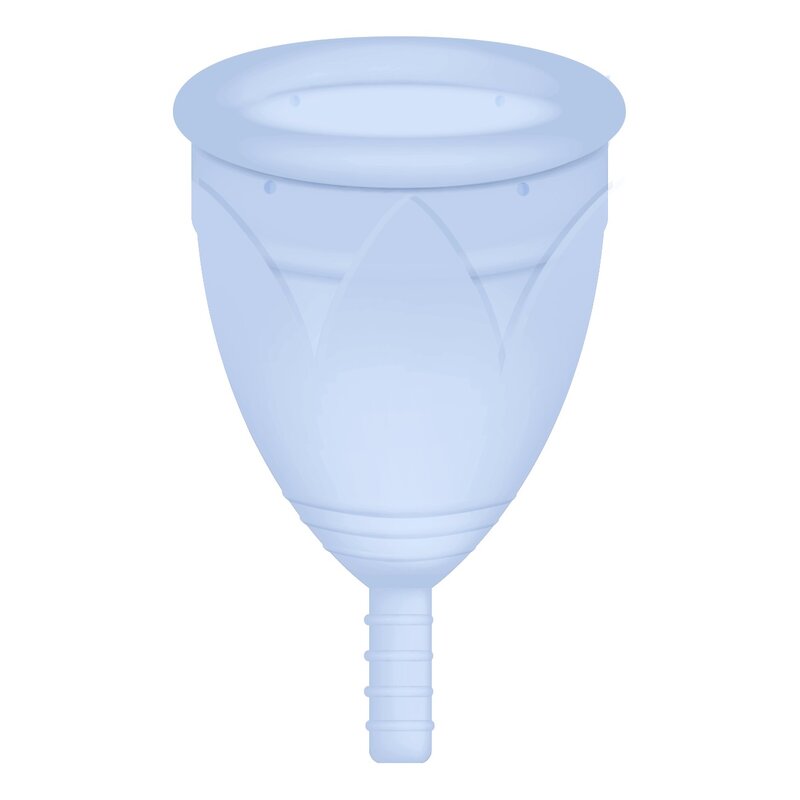 Чаша менструальная силиконовая Cupax Super 28 мл голубая 1 шт.