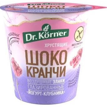 Шококранчи злаковые Dr.Korner Клубничные с йогуртом 40 г