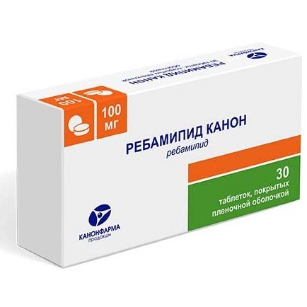 Ребамипид Канон таблетки 100 мг 30 шт.
