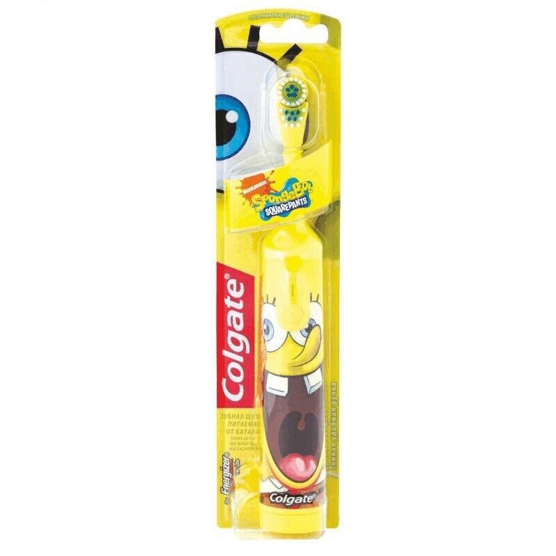 Детская электрическая зубная щетка Colgate в ассортименте SpiderMan/Barbie/Batman/Sponge Bob 1 шт.