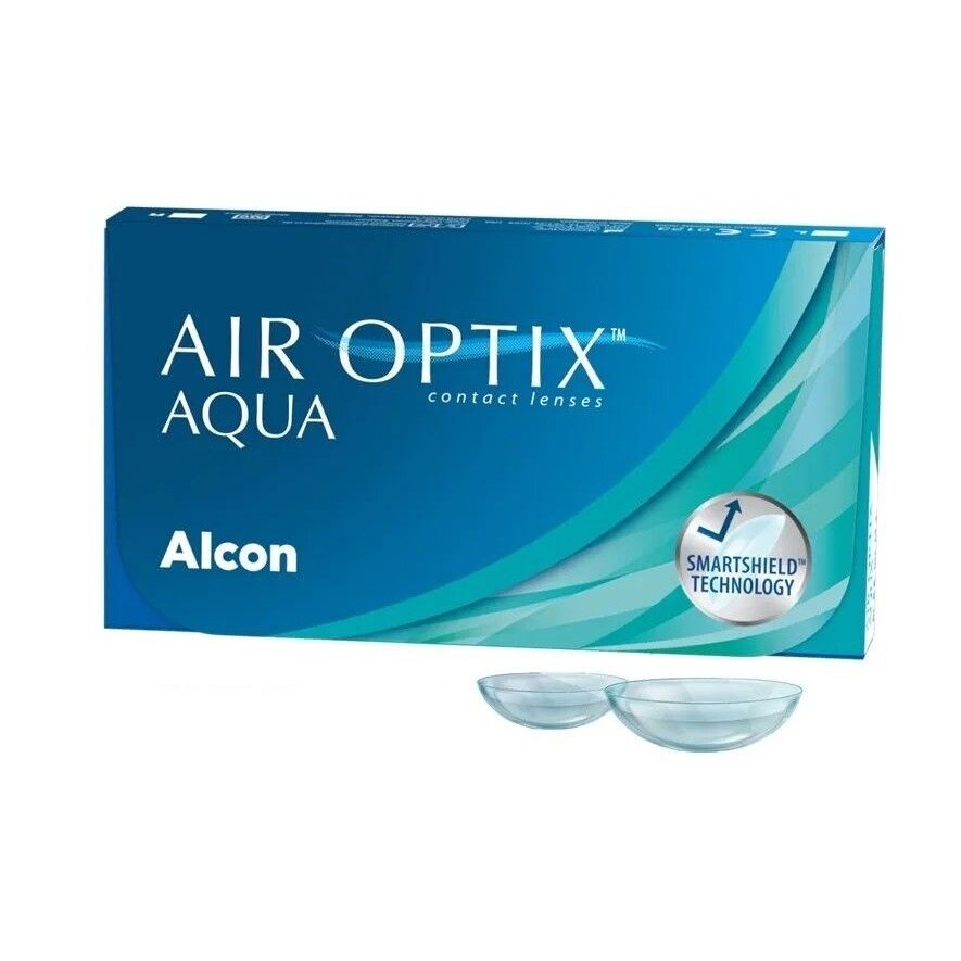 Контактные линзы Air Optix Aqua на месяц -4.75/8.6/14.2 6 шт.