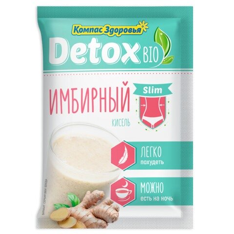 Кисель detox bio slim Компас здоровья имбирный 25 г