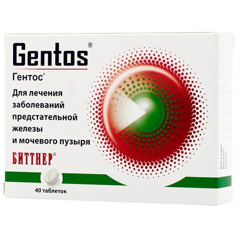 Гентос таблетки подъязычные гомеопатические 40 шт.