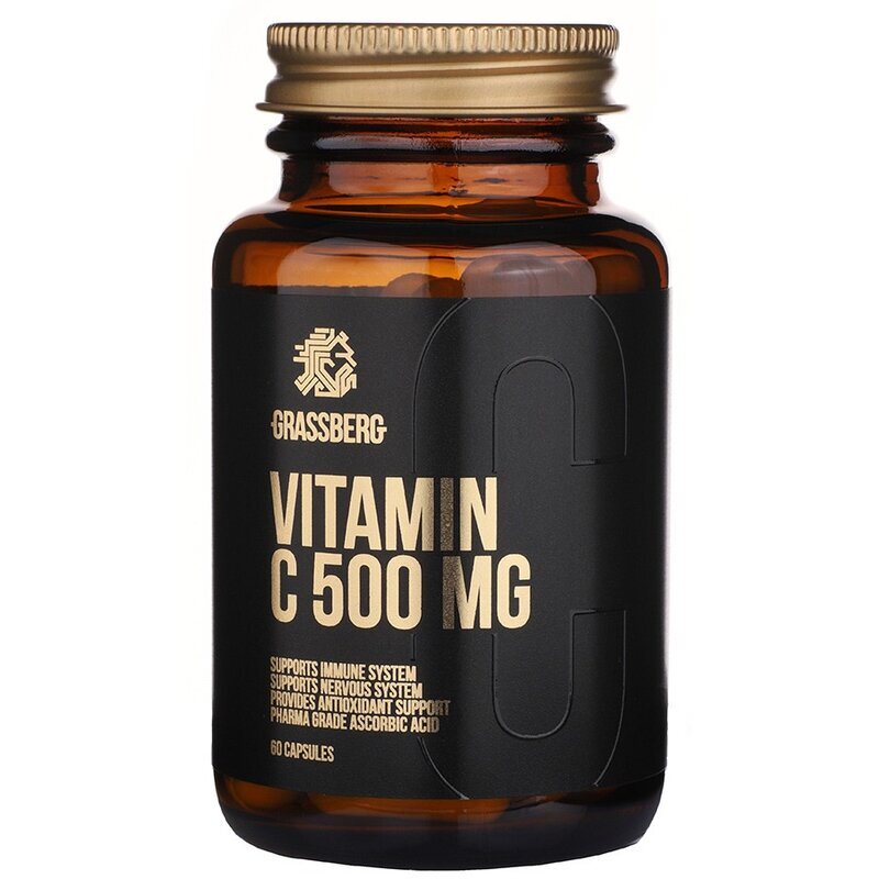 Витамин С Грассберг 500 мг капсулы 60 шт.