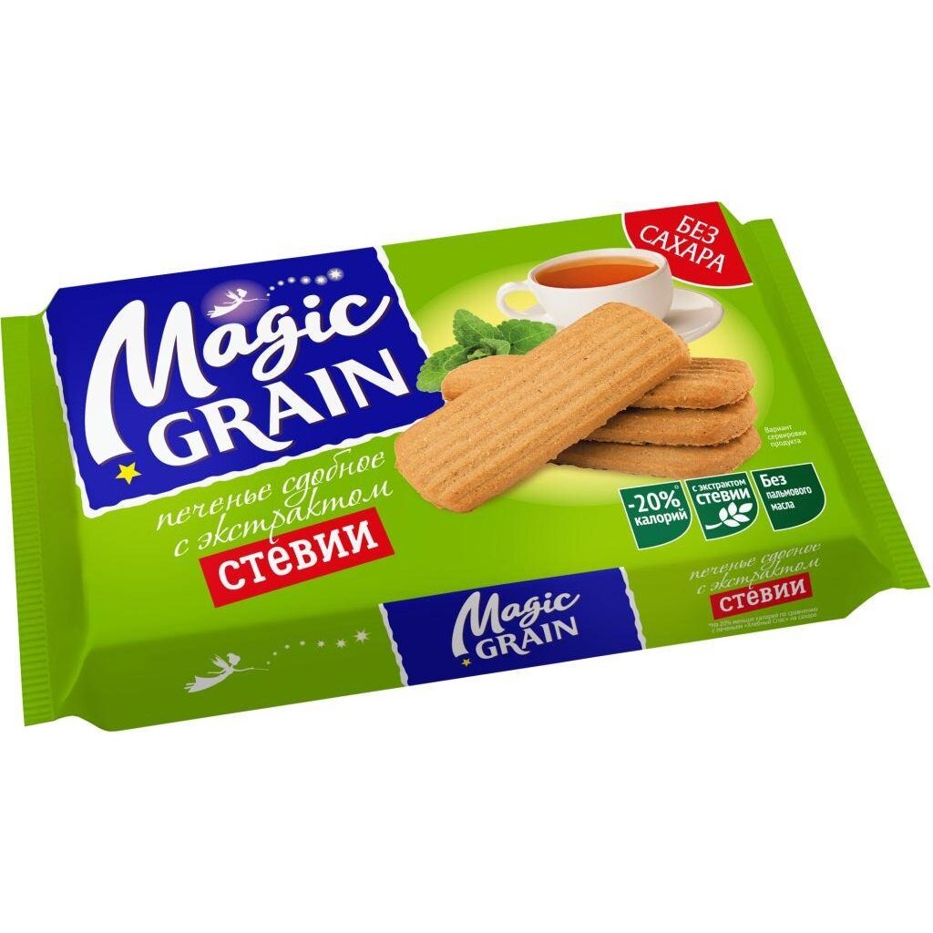 Печенье сдобное "Magic Grain" с экстрактом стевии 150 г
