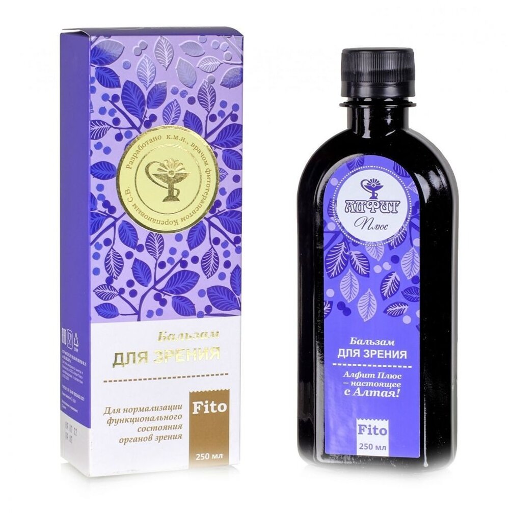 Бальзам Алфит Плюс Для зрения 250 мл