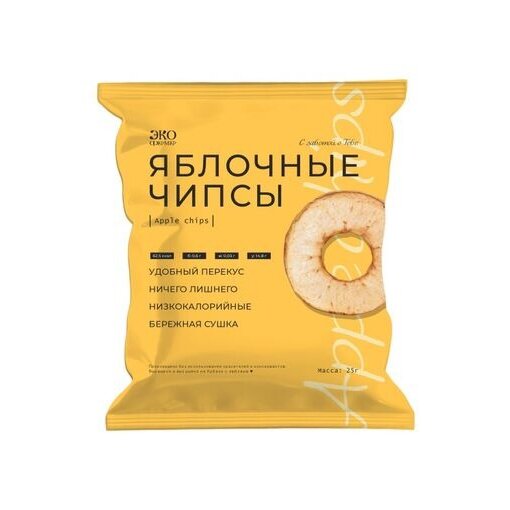 Чипсы яблочные Эко фермер 25 г