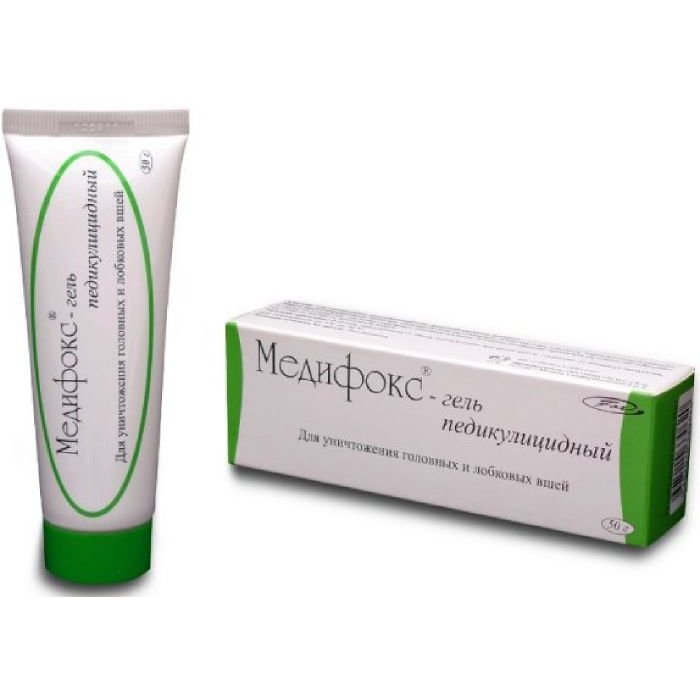 Медифокс гель педикулицидный 50 г туба 1 шт.
