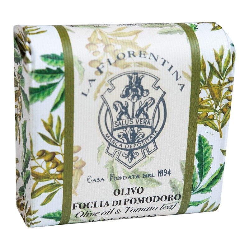 Мыло твердое туалетное La florentina оливковое масло и лист томата 106 г
