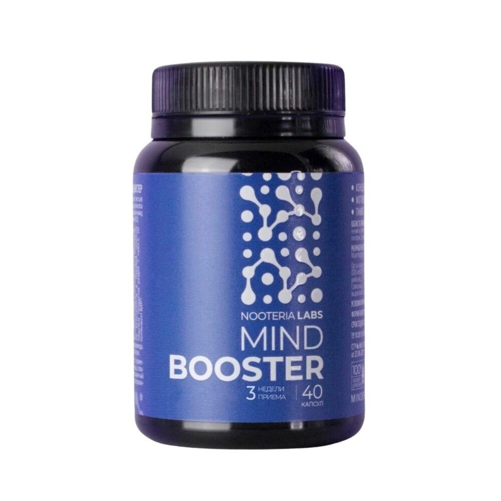 Nooteria Labs Mind Booster Маинд Бустер капсулы 520 мг 40 шт.