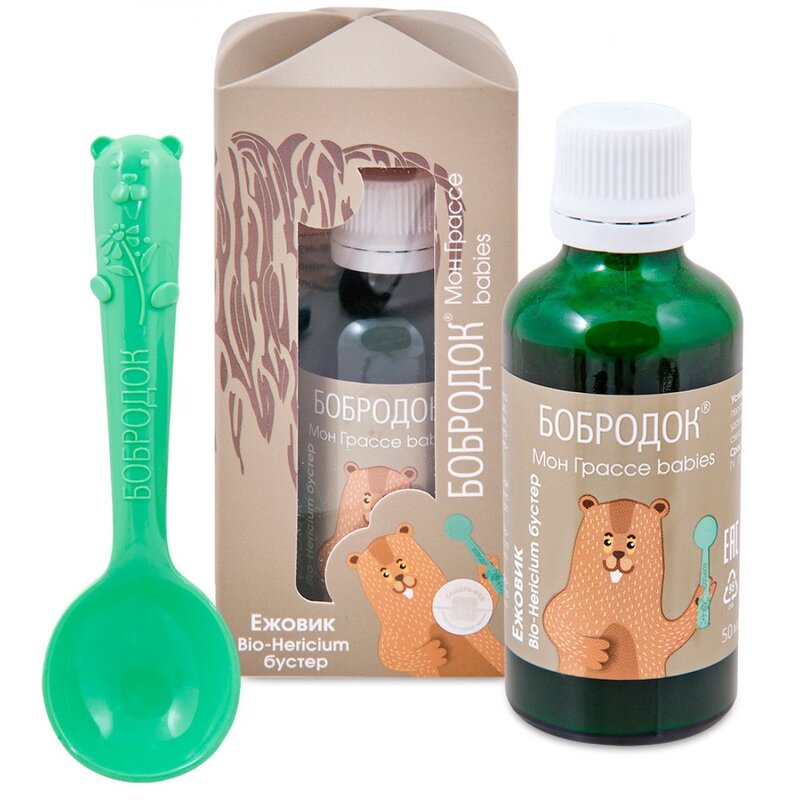 Бобродок Мон Грассе babies с ежовиком 50 мл