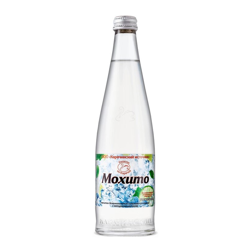 Напиток мохито Карачинский источник бутылка стеклянная 0.5 л