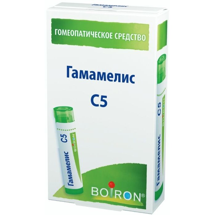 Гамамелис C5 гранулы гомеопатические 4 г
