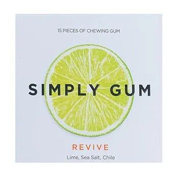 Жевательная резинка Simply Gum Натурал Ревайв Лайм-Чили-Морская соль 15 шт.