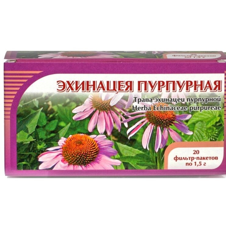 Эхинацея пурпурная чай фильтр-пакеты 1,5 г 20 шт.