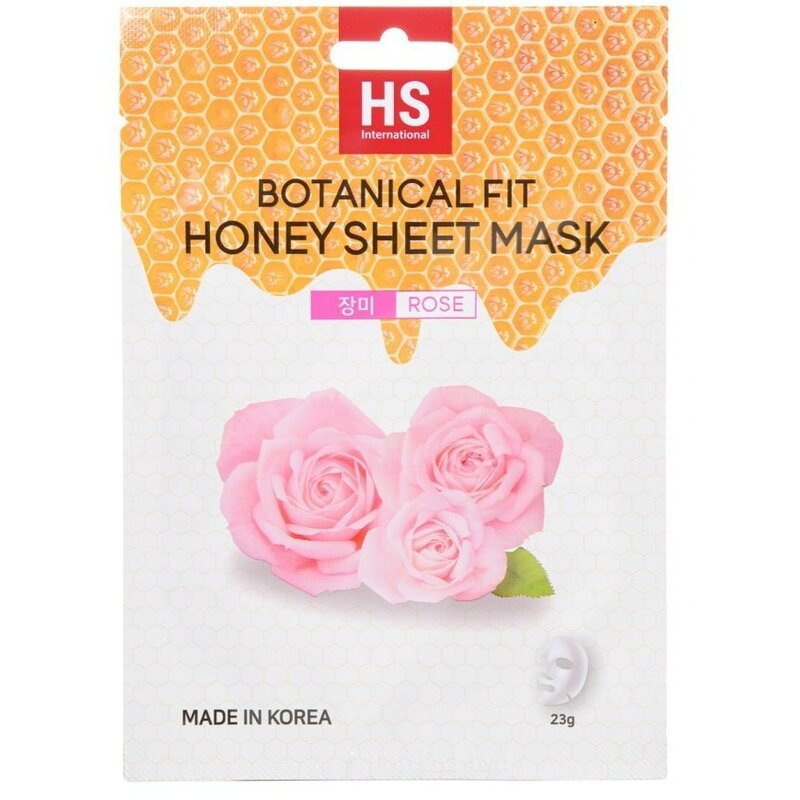 Маска для лица с мёдом и экстрактом Розы Botanical Fit Honey Vo7 23 г