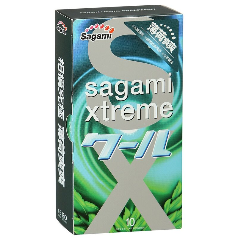 Презерватив "Сагами" Экстрим аромат ментола охлаждающий 10 шт.