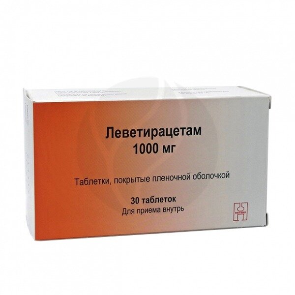 Леветирацетам 1000 мг 30 шт.