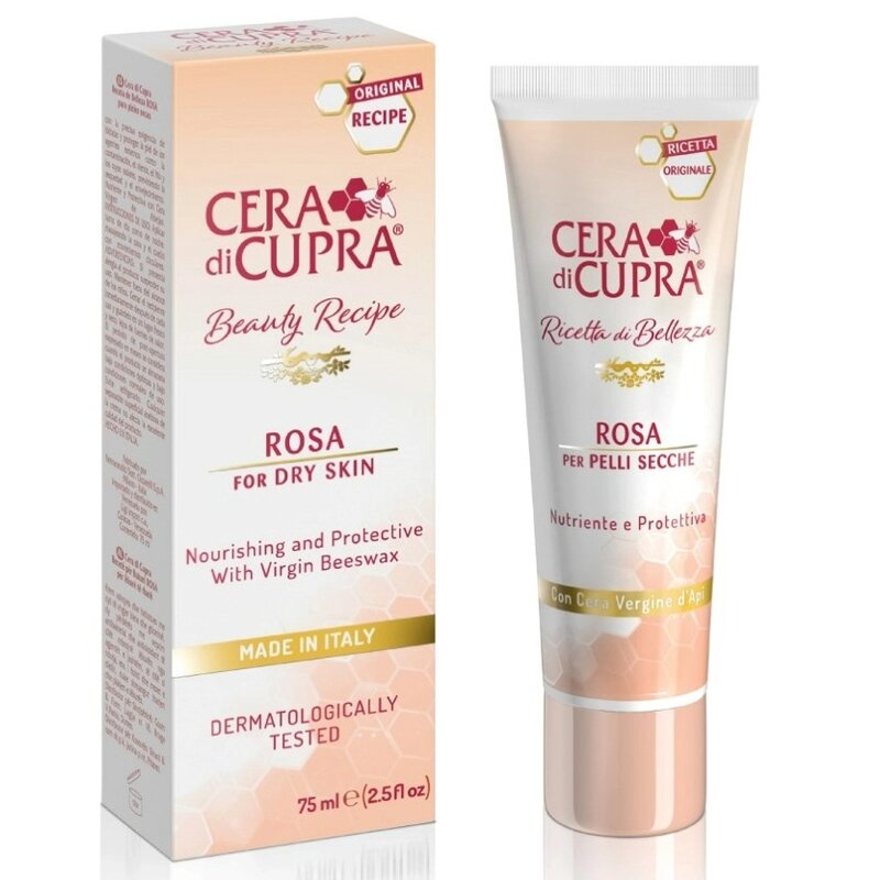 Крем для лица Cera di cupra роза питательный оригинальный рецепт для сухой кожи 75 мл