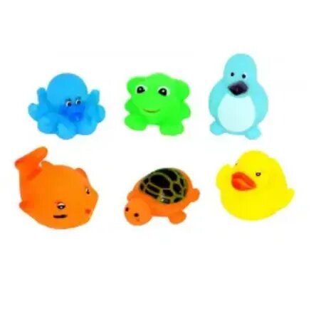 Бусинка набор игрушек для купания 165 6 шт.