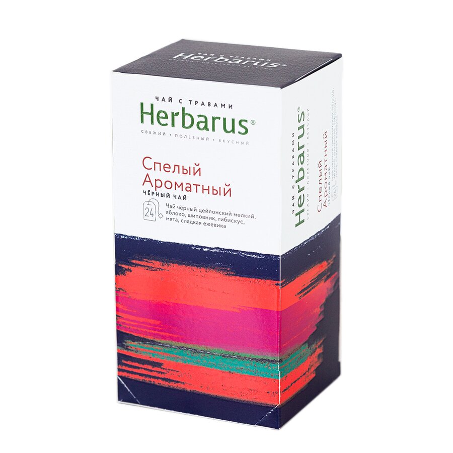 Herbarus чай черный спелый ароматный 2г ф/пак 24 шт.