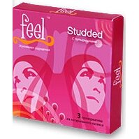 Презервативы Feel Studded (с пупырышками) 3 шт.