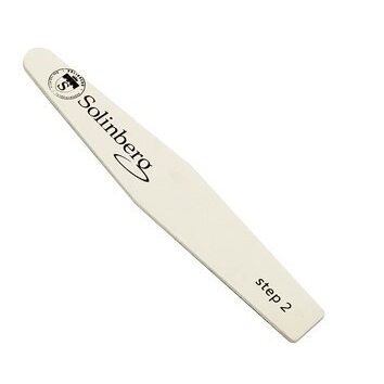 Пилочка Solinberg 400/1500 для ногтей полировочная двусторонняя черно-белая 17.7 см