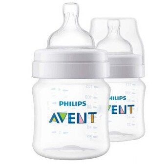Детская бутылочка для новорожденных Anti-colic Philips Avent 0 мес+ SCF810/27 125 мл 2 шт.