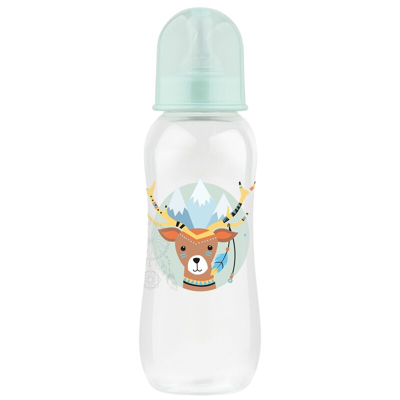 Бутылочка Лабби (Lubby) с силиконовой молочной соской от 0 мес 250 мл арт. 12019