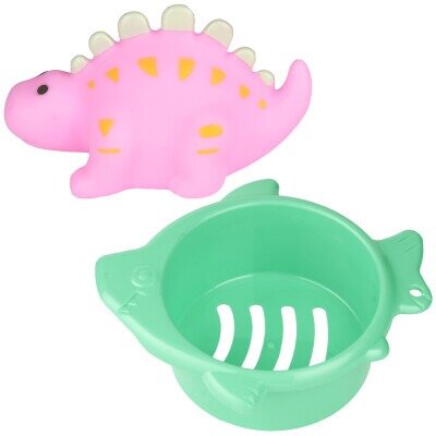 Набор игрушек для ванной Курносики динозаврики 2 шт.