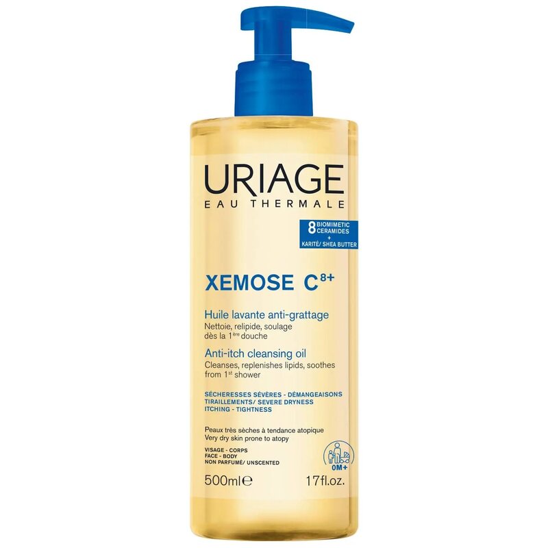 Масло очищающее Uriage Xemose С8+ успокаивающее 500 мл