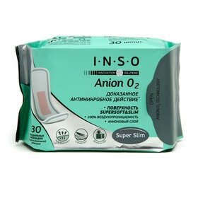 Ежедневные прокладки INSO Anion O2 30 шт.