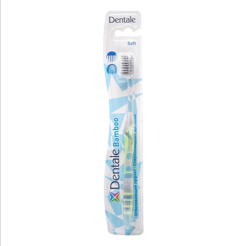 Зубная щетка Dentale Бамбук P227 прозрачный мягкая