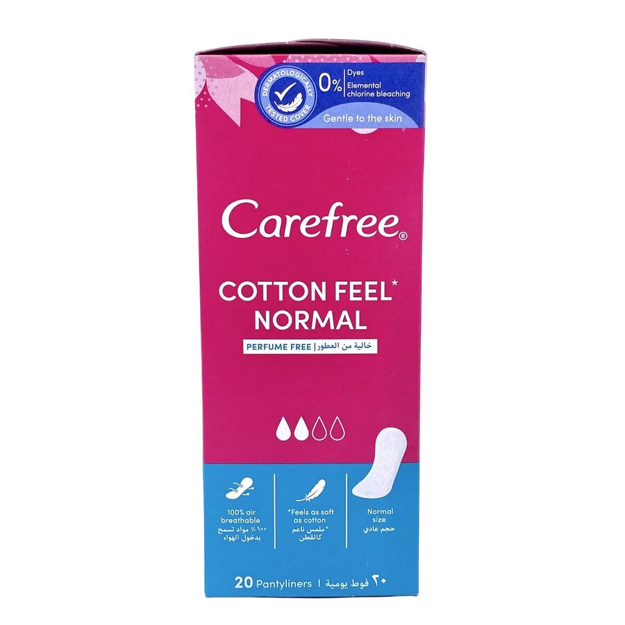 Салфетки (прокладки) ежедневные Carefree Cotton Feel Normal 20 шт.
