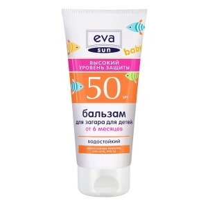 Детский солнцезащитный бальзам Eva Sun SPF50 150 мл