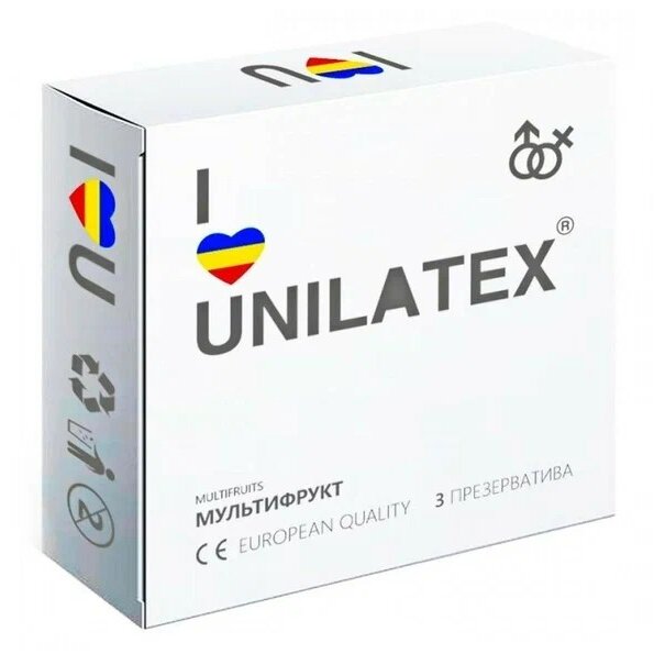 Презервативы Unilatex Multifruits 3 шт.