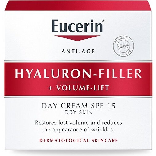 Крем для дневного ухода Eucerin Hyaluron-Filler+Volume-Lift для сухой кожи 50 мл