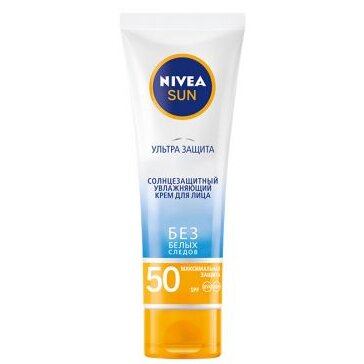 Крем солнцезащитный для лица Nivea Sun SPF 50 Ультра защита 50 мл